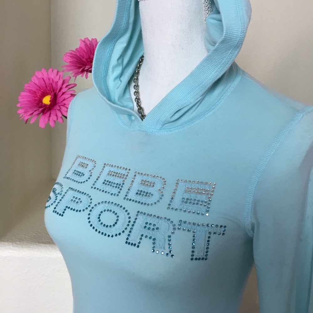 BEBE SPORT Long sleeve shirt (hoodie-style)